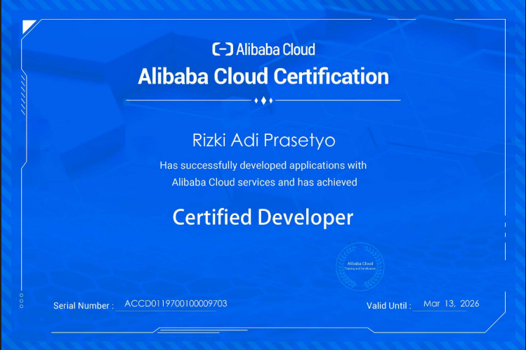 Alibaba Cloud Certificate
